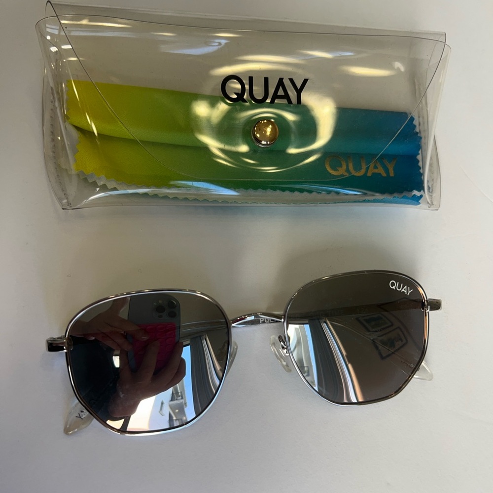Quay Australia Reflective Silver Sunglasses